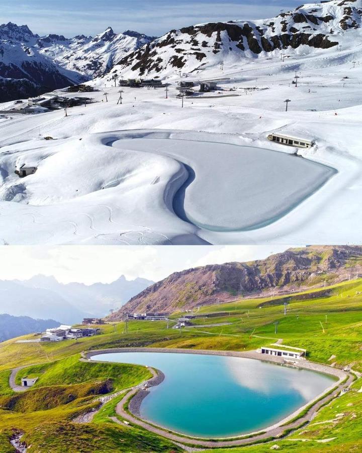 Haus Crestas Lägenhet Samnaun Exteriör bild
